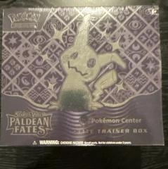 Pokemon TCG Paldean Fates ETB Pokemon Center Exclusive